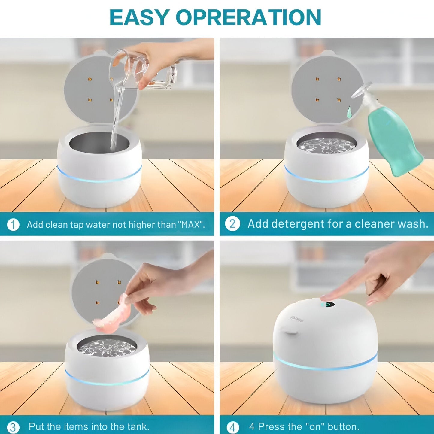 Luviden™ – Ultrasonic Multi-Purpose Cleaner